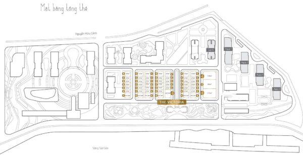 Mặt bằng biệt thự Vinhomes Golden River