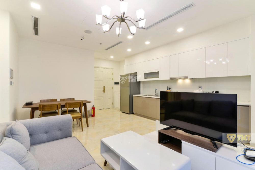 Cho thuê căn hộ 1 phòng ngủ view sông Lux 6 diện tích 50.6m2