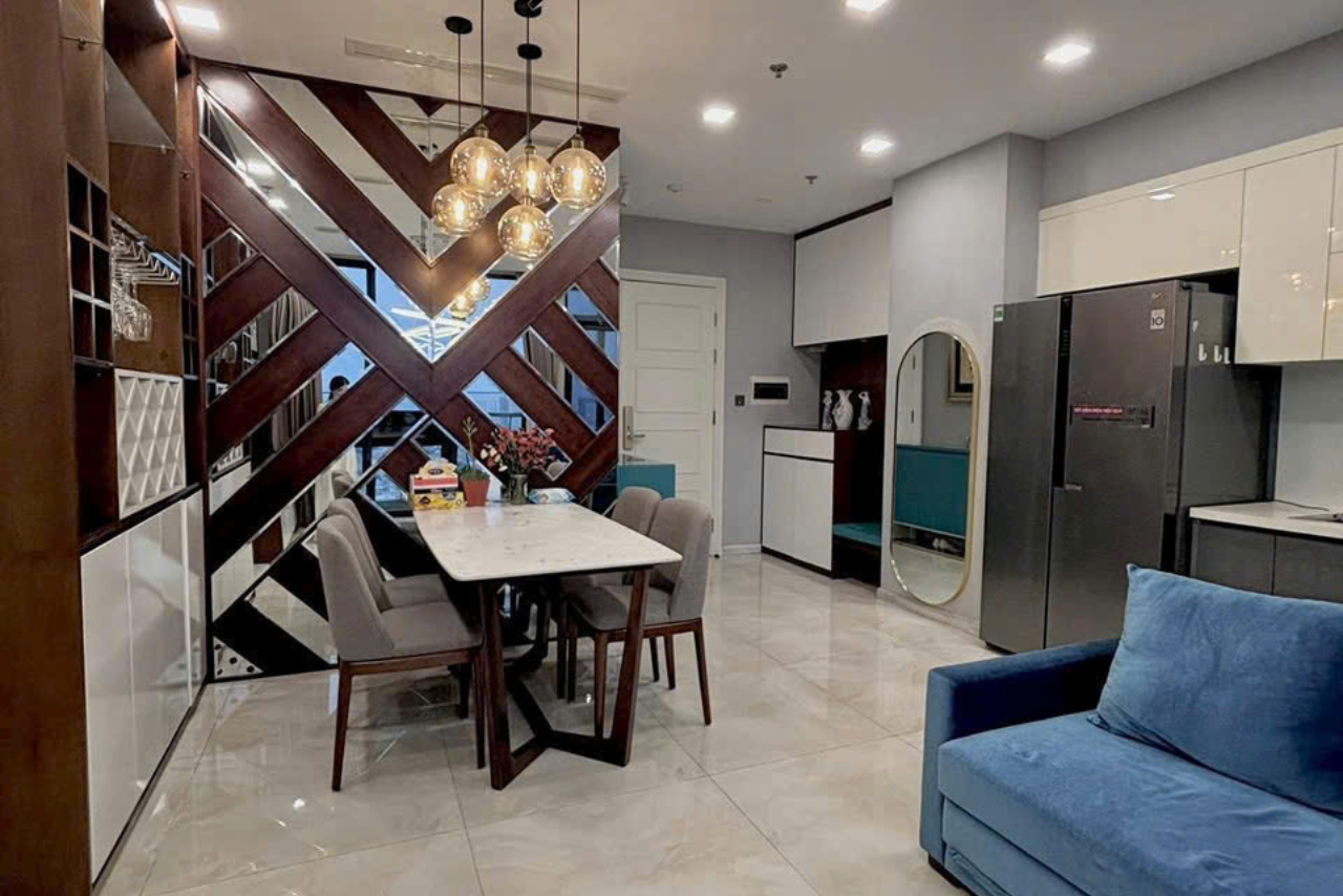 Cho thuê căn hộ 2 phòng ngủ Bason 71,9m2 toà Aqua 1