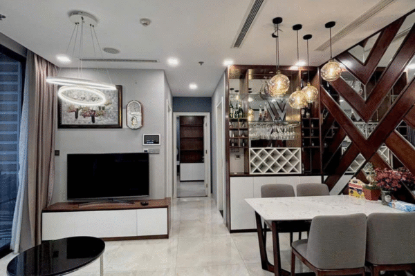Cho thuê căn hộ 2 phòng ngủ Bason 71,9m2 toà Aqua 1