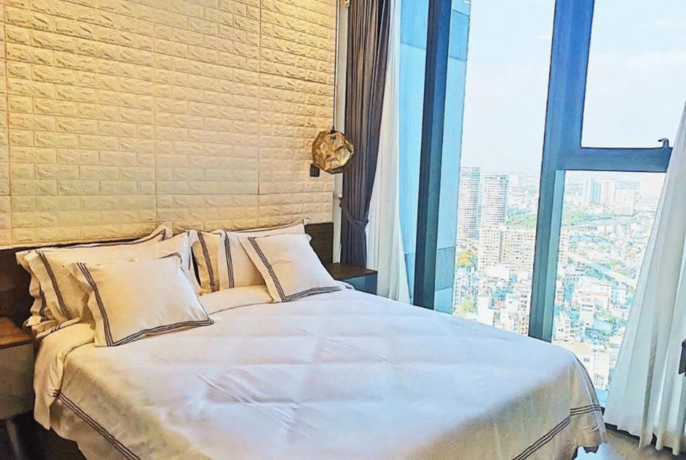 Cho thuê căn hộ 1 phòng ngủ Aqua 2 full nội thất, view thành phố