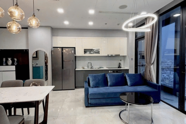 Cho thuê căn hộ 2 phòng ngủ Bason 71,9m2 toà Aqua 1