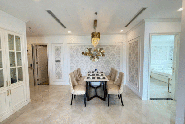 Cho thuê căn hộ 3 phòng ngủ Aqua 1 full nội thất cao cấp, view trực diện sông, Landmark 81