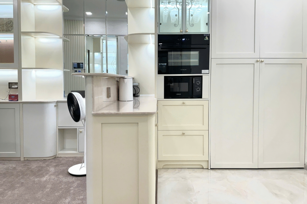 Bán căn hộ 1 phòng ngủ Aqua 1 diện tích 49.5m2, nội thất cao cấp tông hiện đại